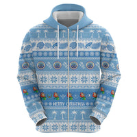FSM Christmas Zip Hoodie Merry Xmas Federated States of Micronesia - Polynesian Pride