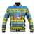 Palau Christmas Baseball Jacket Chilling Santa Ungil Kurismas - Polynesian Pride