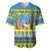Palau Christmas Baseball Jersey Chilling Santa Ungil Kurismas - Polynesian Pride