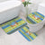 Palau Christmas Bathroom Set Chilling Santa Ungil Kurismas - Polynesian Pride