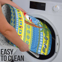 Palau Christmas Bathroom Set Chilling Santa Ungil Kurismas - Polynesian Pride