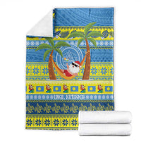 Palau Christmas Blanket Chilling Santa Ungil Kurismas - Polynesian Pride