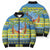 Palau Christmas Bomber Puffer Jacket Chilling Santa Ungil Kurismas - Polynesian Pride