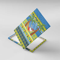 Palau Christmas Canvas Wall Art Chilling Santa Ungil Kurismas - Polynesian Pride