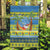 Palau Christmas Garden Flag Chilling Santa Ungil Kurismas - Polynesian Pride