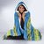 Palau Christmas Hooded Blanket Chilling Santa Ungil Kurismas - Polynesian Pride