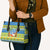 Palau Christmas Leather Bag Chilling Santa Ungil Kurismas - Polynesian Pride