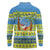 Palau Christmas Long Sleeve Polo Shirt Chilling Santa Ungil Kurismas - Polynesian Pride