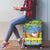 Palau Christmas Luggage Cover Chilling Santa Ungil Kurismas - Polynesian Pride
