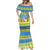 Palau Christmas Mermaid Dress Chilling Santa Ungil Kurismas - Polynesian Pride