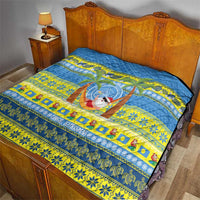 Palau Christmas Quilt Chilling Santa Ungil Kurismas - Polynesian Pride