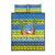 Palau Christmas Quilt Bed Set Chilling Santa Ungil Kurismas - Polynesian Pride