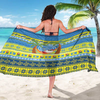 Palau Christmas Sarong Chilling Santa Ungil Kurismas - Polynesian Pride
