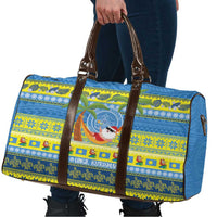 Palau Christmas Travel Bag Chilling Santa Ungil Kurismas - Polynesian Pride