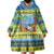Palau Christmas Wearable Blanket Hoodie Chilling Santa Ungil Kurismas - Polynesian Pride