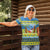 Palau Christmas Women Polo Shirt Chilling Santa Ungil Kurismas - Polynesian Pride