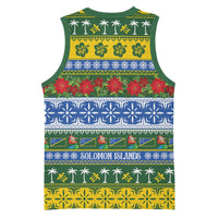 Solomon Islands Christmas Basketball Jersey The Solomons Melanesian Meri Krismas - Polynesian Pride
