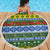 Solomon Islands Christmas Beach Blanket The Solomons Melanesian Meri Krismas - Polynesian Pride