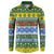 Solomon Islands Christmas Button Sweatshirt The Solomons Melanesian Meri Krismas - Polynesian Pride