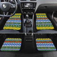 Solomon Islands Christmas Car Mats The Solomons Melanesian Meri Krismas - Polynesian Pride