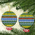 Solomon Islands Christmas Ceramic Ornament The Solomons Melanesian Meri Krismas - Polynesian Pride