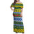 Solomon Islands Christmas Family Matching Off Shoulder Maxi Dress and Hawaiian Shirt The Solomons Melanesian Meri Krismas - Polynesian Pride