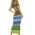 Solomon Islands Christmas Family Matching Short Sleeve Bodycon Dress and Hawaiian Shirt The Solomons Melanesian Meri Krismas - Polynesian Pride
