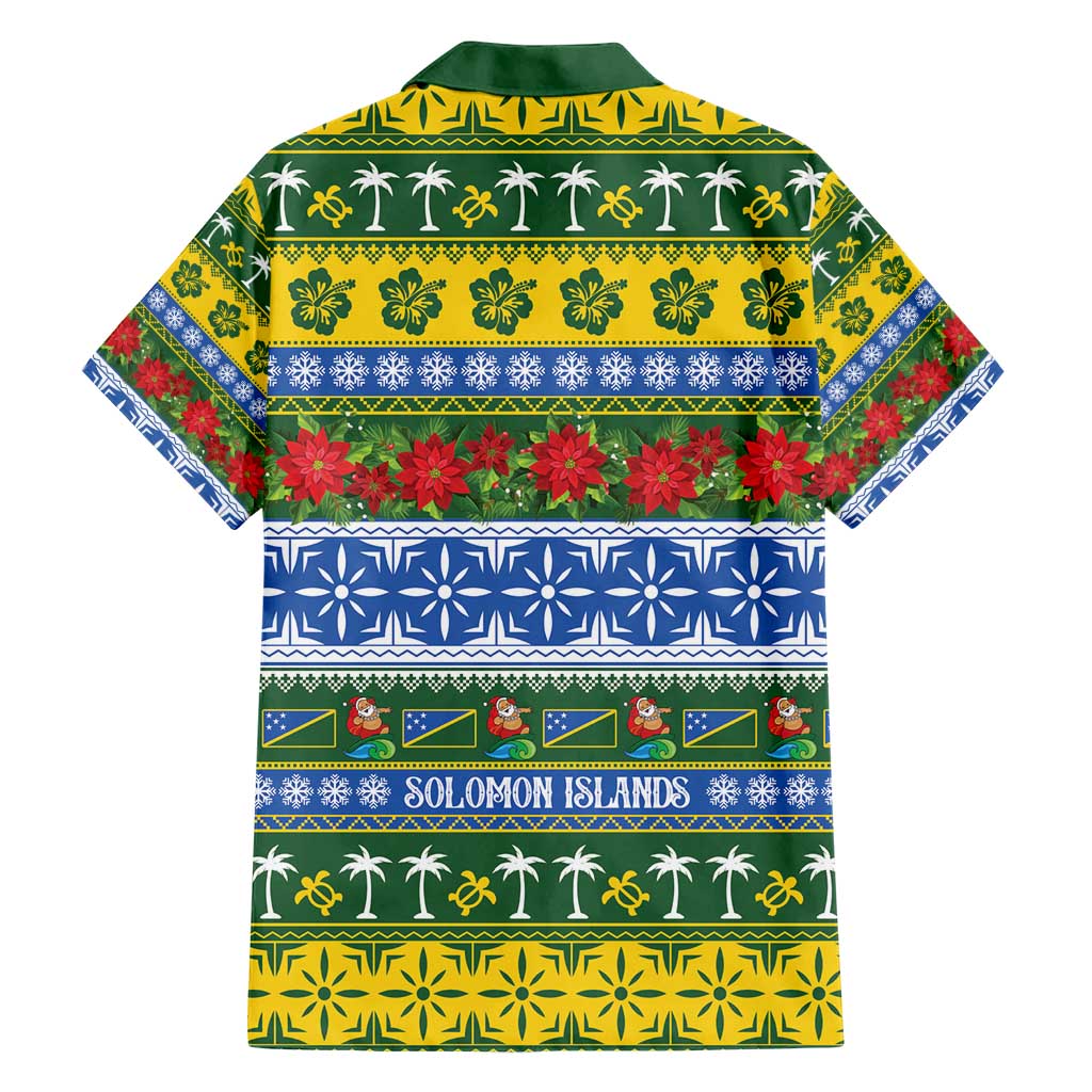 Solomon Islands Christmas Hawaiian Shirt The Solomons Melanesian Meri Krismas - Polynesian Pride