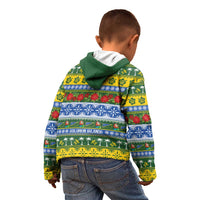 Solomon Islands Christmas Kid Hoodie The Solomons Melanesian Meri Krismas - Polynesian Pride