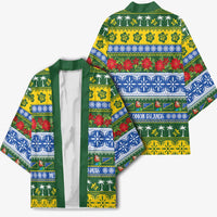 Solomon Islands Christmas Kimono The Solomons Melanesian Meri Krismas - Polynesian Pride