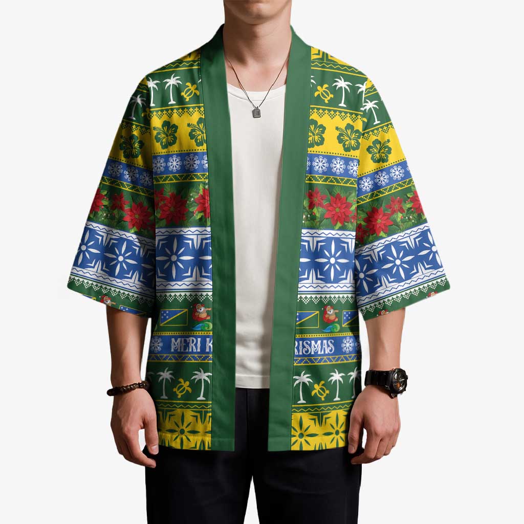 Solomon Islands Christmas Kimono The Solomons Melanesian Meri Krismas - Polynesian Pride