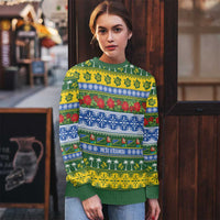 Solomon Islands Christmas Ugly Christmas Sweater The Solomons Melanesian Meri Krismas - Polynesian Pride
