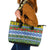 Solomon Islands Christmas Leather Tote Bag The Solomons Melanesian Meri Krismas - Polynesian Pride