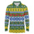 Solomon Islands Christmas Long Sleeve Polo Shirt The Solomons Melanesian Meri Krismas - Polynesian Pride