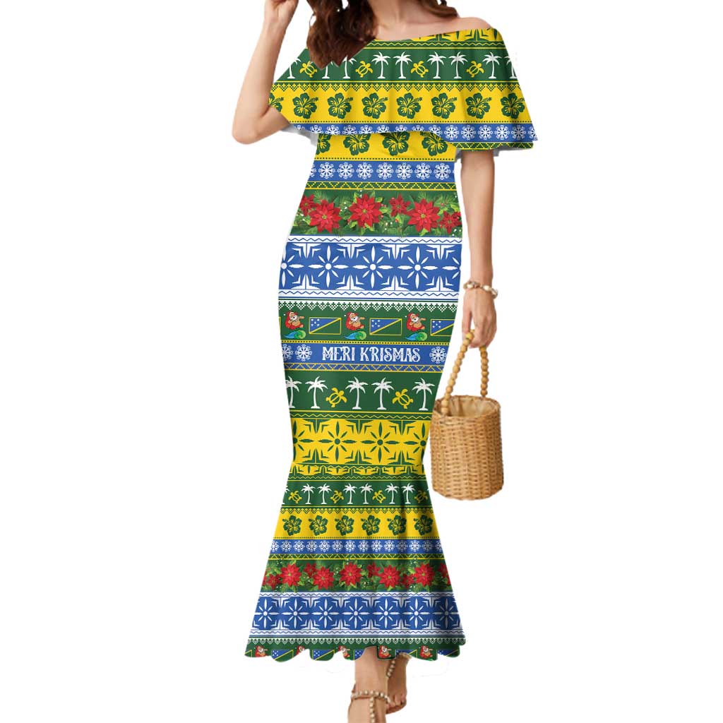 Solomon Islands Christmas Mermaid Dress The Solomons Melanesian Meri Krismas - Polynesian Pride