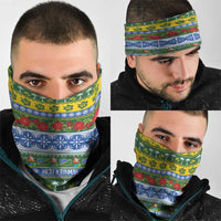 Solomon Islands Christmas Neck Gaiter The Solomons Melanesian Meri Krismas - Polynesian Pride