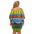 Solomon Islands Christmas Off Shoulder Short Dress The Solomons Melanesian Meri Krismas - Polynesian Pride