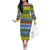 Solomon Islands Christmas Off The Shoulder Long Sleeve Dress The Solomons Melanesian Meri Krismas - Polynesian Pride