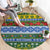 Solomon Islands Christmas Round Carpet The Solomons Melanesian Meri Krismas - Polynesian Pride