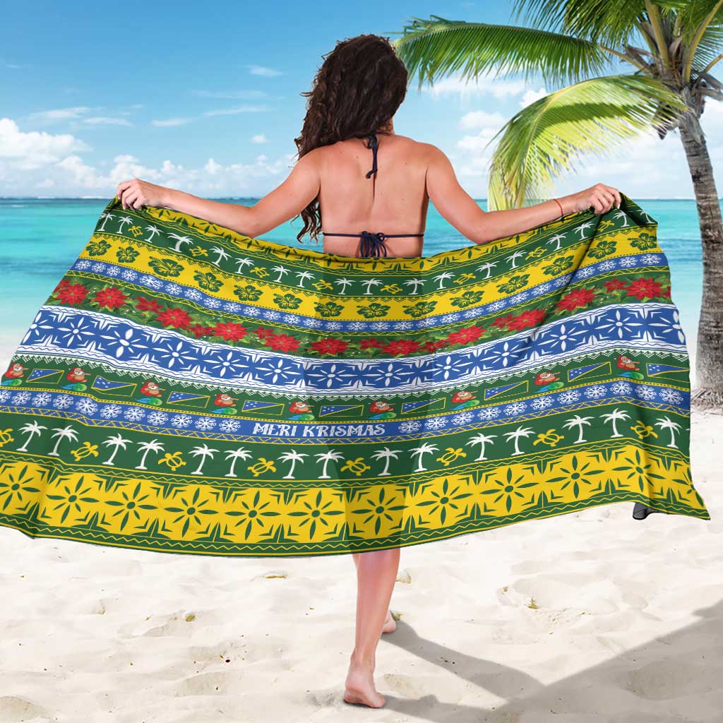Solomon Islands Christmas Sarong The Solomons Melanesian Meri Krismas - Polynesian Pride