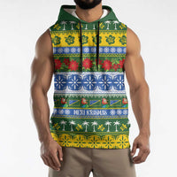 Solomon Islands Christmas Sleeveless Hoodie The Solomons Melanesian Meri Krismas - Polynesian Pride