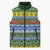 Solomon Islands Christmas Sleeveless Puffer Jacket The Solomons Melanesian Meri Krismas - Polynesian Pride