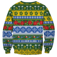 Solomon Islands Christmas Sweatshirt The Solomons Melanesian Meri Krismas - Polynesian Pride