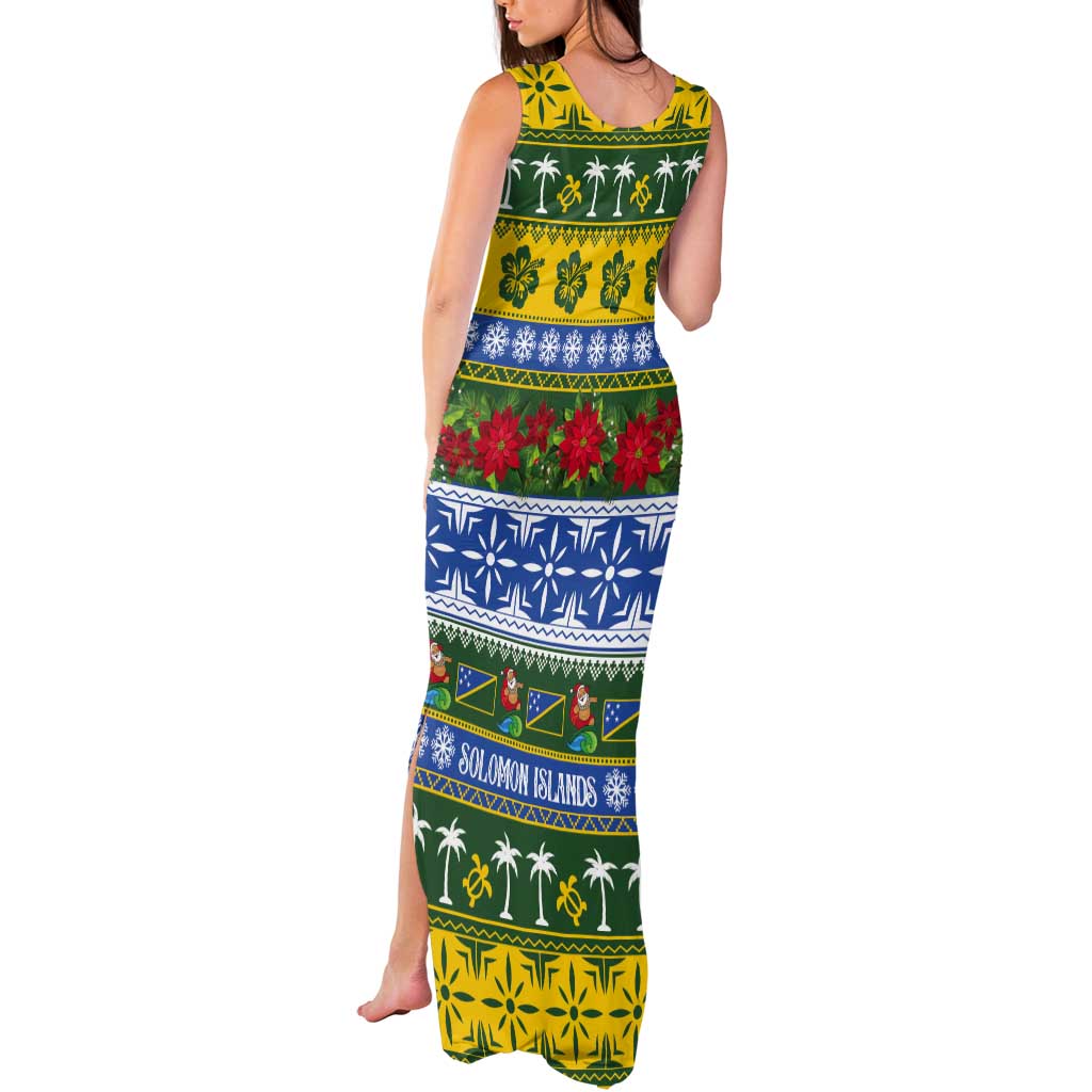 Solomon Islands Christmas Tank Maxi Dress The Solomons Melanesian Meri Krismas - Polynesian Pride