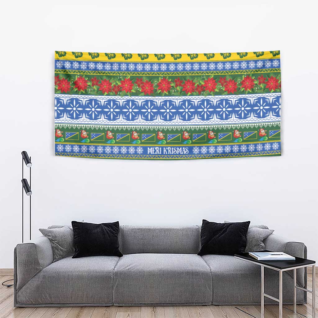 Solomon Islands Christmas Tapestry The Solomons Melanesian Meri Krismas - Polynesian Pride