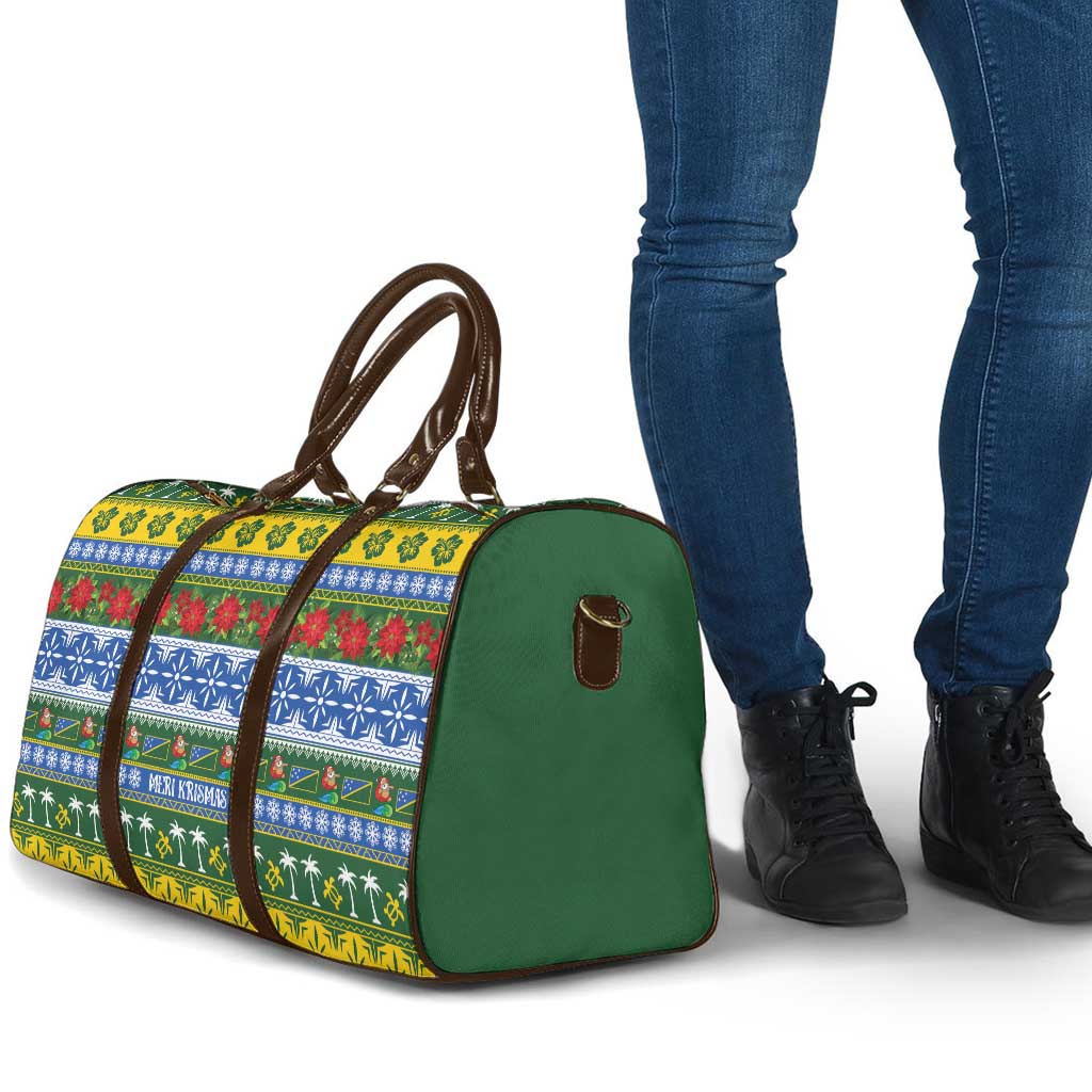 Solomon Islands Christmas Travel Bag The Solomons Melanesian Meri Krismas - Polynesian Pride