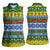 Solomon Islands Christmas Women Sleeveless Polo Shirt The Solomons Melanesian Meri Krismas - Polynesian Pride