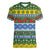 Solomon Islands Christmas Women V-Neck T-Shirt The Solomons Melanesian Meri Krismas - Polynesian Pride