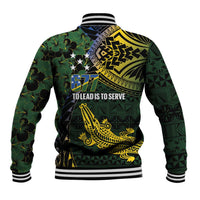 Solomon Islands Baseball Jacket 677 Proud Crocodile Melanesian Pattern LT14 - Polynesian Pride