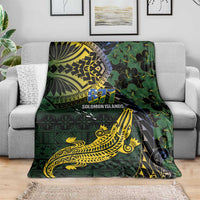 Solomon Islands Blanket 677 Proud Crocodile Melanesian Pattern - Polynesian Pride